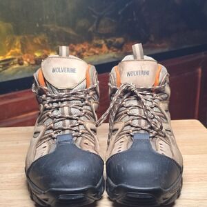 Wolverine W02625 Men's Work Boots ASTM F2413-11 Size 12M Leather Brown